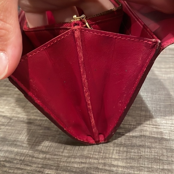 EUC LOUIS VUITTON RED VERINS SARAH  WALLET​​​​​​​ - Picture 11 of 14